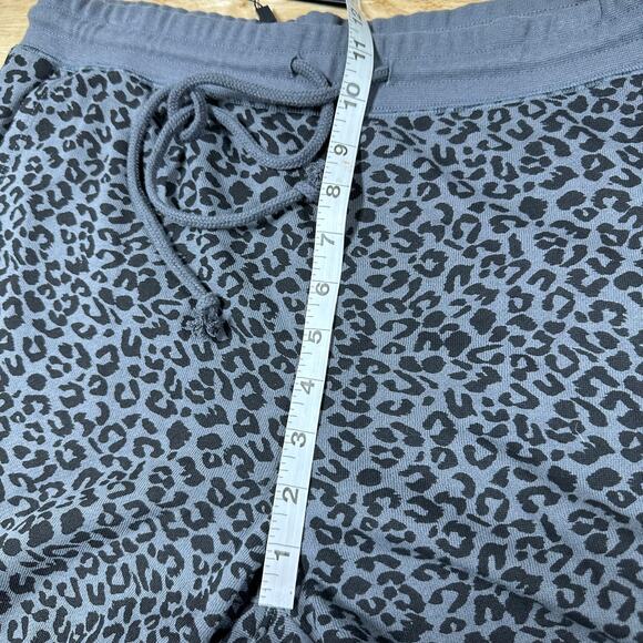 Rails NWT Kingston Animal Print Charcoal Mini Cheetah Gray Black Joggers Size L - Picture 9 of 10